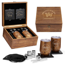 Wine Lovers Gifts for Women, Birthday Gifts for Mom Sister Friend Coworker Girlfriend Inspirational Gift Set, Wine Gift Box Set with Tumblers, Ice Cubes