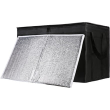 Insulated Food Delivery Bag, XXXL Insulated Reusable Grocery Cooler/Hot Bags, Tote Bag for Shopping/Travel/Doordash, Catering Bag Doordash 22x14x13, Black, 1-Pack