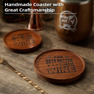 Wine Tumblers Set for Couples - Unique Christmas, Wedding, and Housewarming Gifts for Wife, Girlfriend, Newlyweds - Funny Gift Ideas for Married Couples and New Home