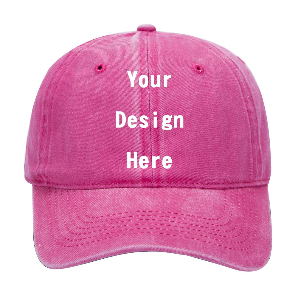 Shop&Three Customized Adjustable Baseball Cap,Unisex Personalized Trucker Hats,Cowboy Hat