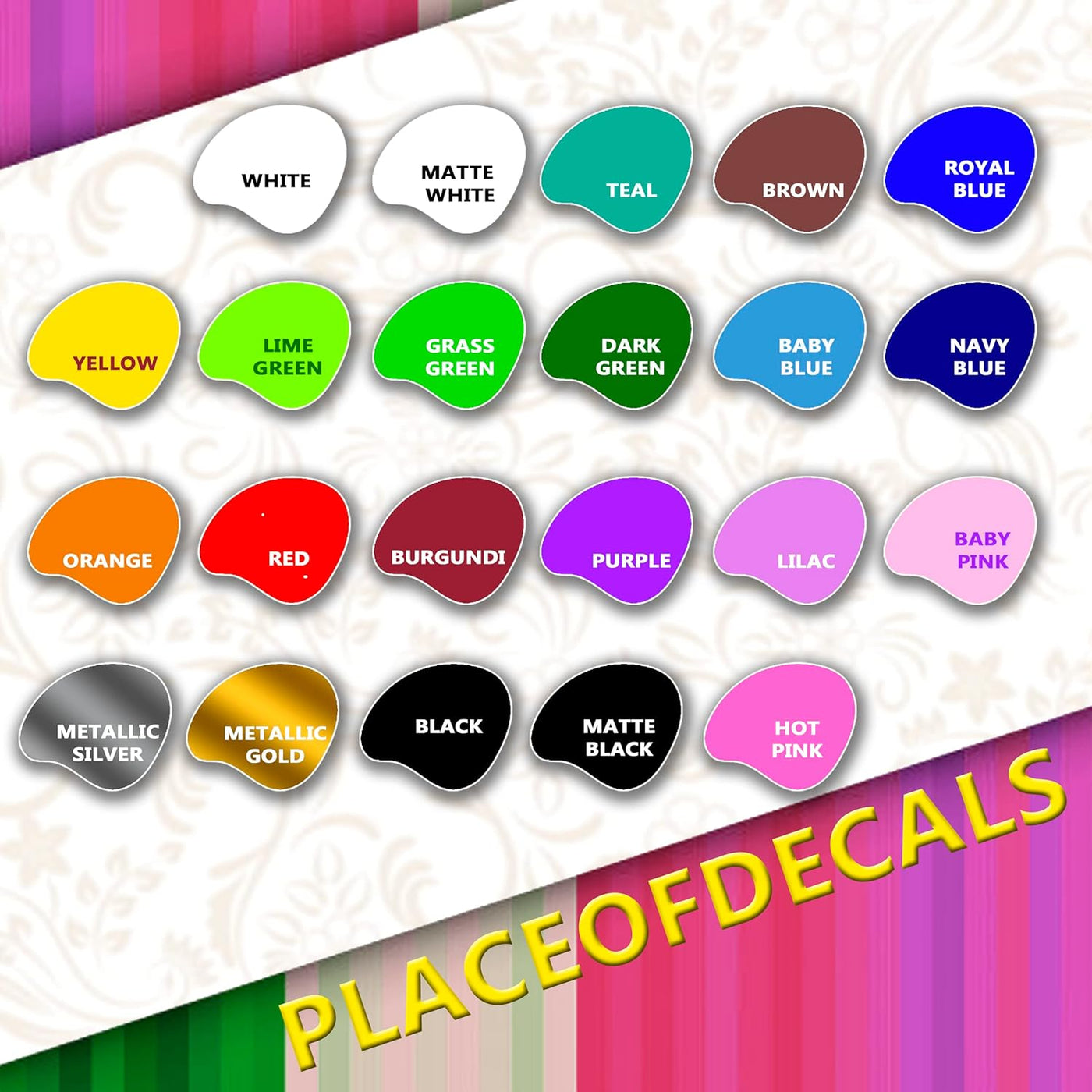Custom Vinyl Decal with Your Name, Text, or Number – Personalized Lettering Sticker for Cars, Trucks, Boats, Windows & Laptops – 25 Colors & 30 Fonts – Weatherproof, Easy to Apply, Made in USA