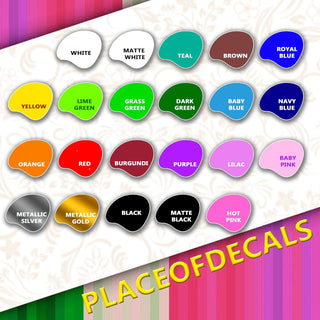 Custom Vinyl Decal with Your Name, Text, or Number – Personalized Lettering Sticker for Cars, Trucks, Boats, Windows & Laptops – 25 Colors & 30 Fonts – Weatherproof, Easy to Apply, Made in USA