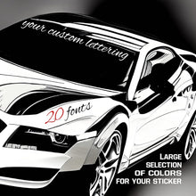 Custom Vinyl Decal with Your Name, Text, or Number – Personalized Lettering Sticker for Cars, Trucks, Boats, Windows & Laptops – 25 Colors & 30 Fonts – Weatherproof, Easy to Apply, Made in USA