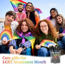 50 PCS Pride Rainbow Pen, Lgbtq Ballpoint Party Favors Black Ink, Retractable Pens Lesbian Gay Gifts Party Supplies Accessories