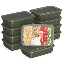 Bentgo Prep - 20-Piece 1-Compartment Reusable Meal Prep Containers with Lids, PFAS & BPA Free Materials, Durable, Microwave, Freezer, & Dishwasher Safe To Go Food Storage (Mint)