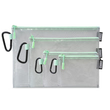 GOBAGS Air Production Multi‑Size Clear Zipper Pouch (4‑Pack) – Cable Organizer & Travel Gear Bag for Electronics, Camera Accessories, Tool Pouch & Small Tech Storage