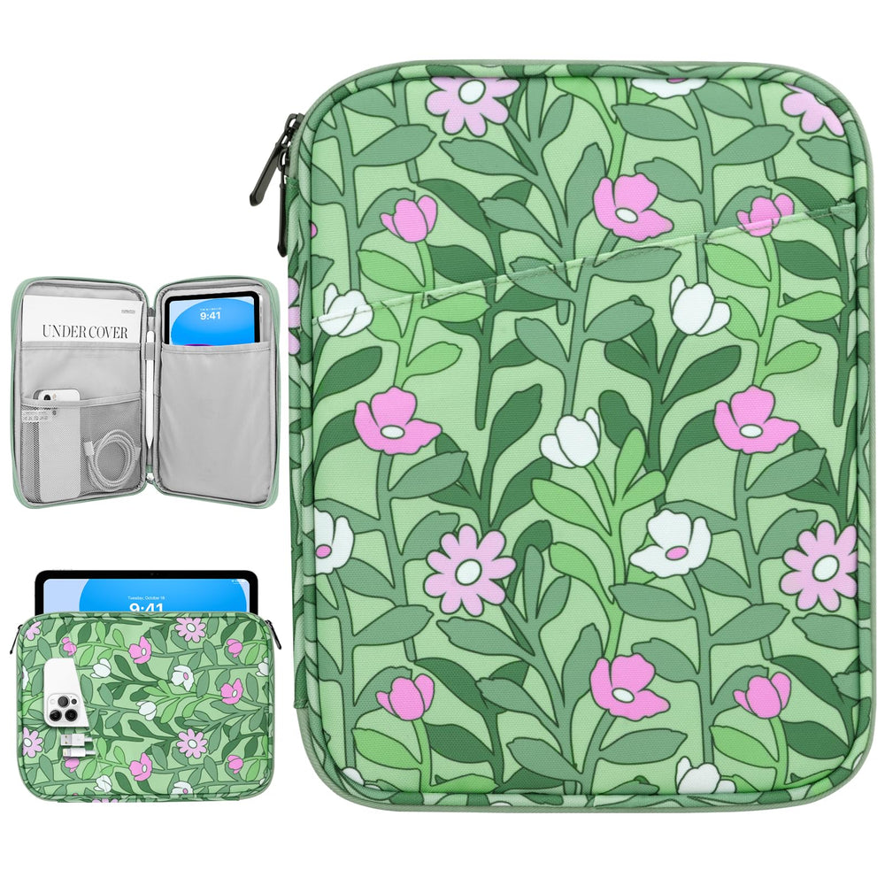 Dadanism 9-11" Tablet Sleeve Bag Carrying Case for iPad (A16) 11th Gen 11", iPad 10th Gen 10.9" Air 5/4, iPad Air M4/Pro 11", iPad 9/8/7th, Galaxy Tab A11+ Plus 11", Remarkable 2 10.3", Black
