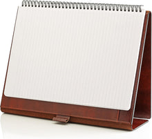 GALLAWAY LEATHER Padfolio Portfolio Folder – Slim Portfolio Folio Organizer Holder for Letter Legal A4 Note Pads Notebooks for Men Women Refillable Business Leather Portfolio Binder, Dark Chocolate
