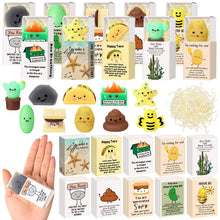 Wettarn 75 Sets Appreciation Gifts Cute Stress Balls with Support Boxes Bulk Party Favors for Employee Coworker Team Group Stuffers Office Prizes Positive Desk Decor