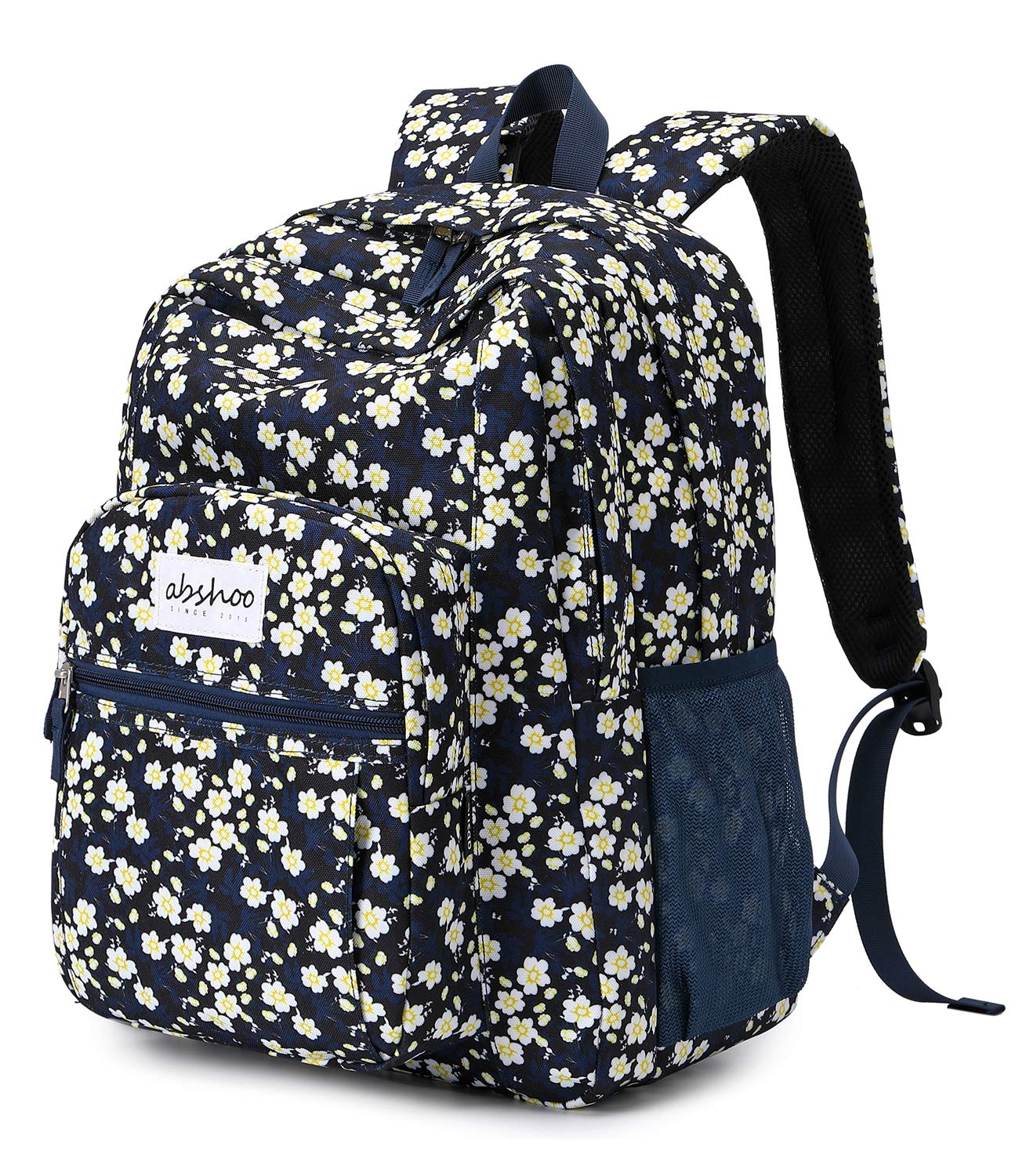abshoo Classical Basic Womens Travel Backpack For College Men Water Resistant Bookbag (Black)