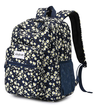 abshoo Classical Basic Womens Travel Backpack For College Men Water Resistant Bookbag (Black)