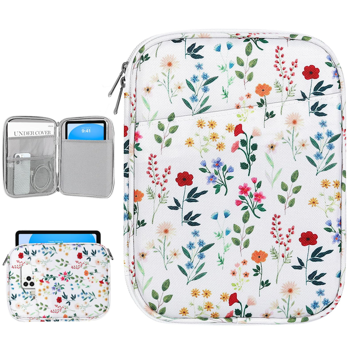 Dadanism 9-11" Tablet Sleeve Bag Carrying Case for iPad (A16) 11th Gen 11", iPad 10th Gen 10.9" Air 5/4, iPad Air M4/Pro 11", iPad 9/8/7th, Galaxy Tab A11+ Plus 11", Remarkable 2 10.3", Black