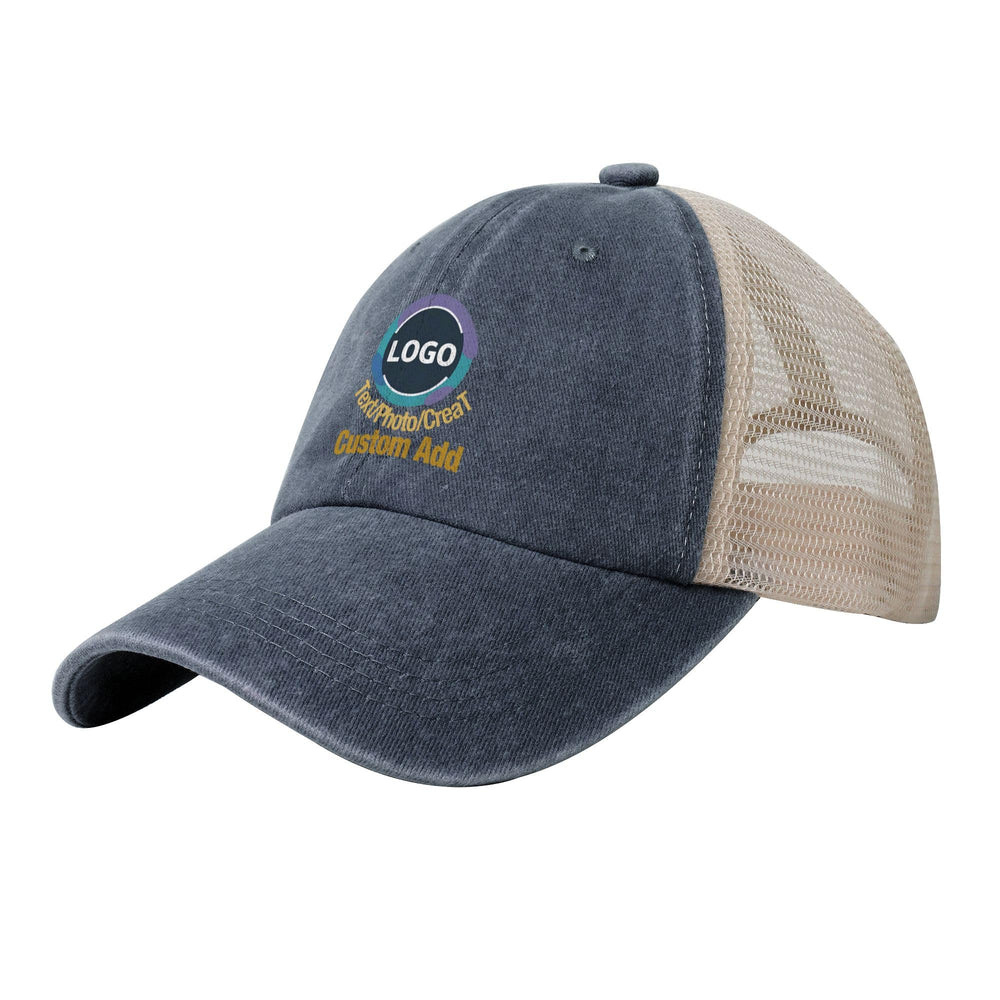 Custom Baseball Hats for Men & Women - Add Text/Photo/Logo - Adjustable Breathable Outdoor Hat, Sports & Casual- Bulk Supply