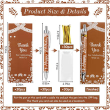 Serencatcher 30 Sets Mexican Talavera Terracotta Birthday Party Favor Pens, Guest Gift Ballpoint Pens with Thank You Cards, OPP Bags and Twist Ties, Fiesta Theme Birthday Party Supplies