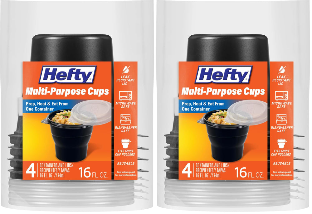 Hefty Disposable Hot Cups with Lids, Insulated Paper Coffee Cups for Tea, Cocoa and Hot Beverages, Leak Resistant Single Use Drink Cups, 16 Ounce, 20 Count