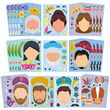 CY2SIDE Mothers Cross Stickers Sheet - 40PCS Make A Best Mom Cross Face Sticker with Heart Flower for Kid, DIY Religious Gift Craft Sticker Game Party Favor for Christian Sunday School Home Project
