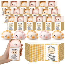 Wettarn 75 Sets Appreciation Gifts Cute Stress Balls with Support Boxes Bulk Party Favors for Employee Coworker Team Group Stuffers Office Prizes Positive Desk Decor
