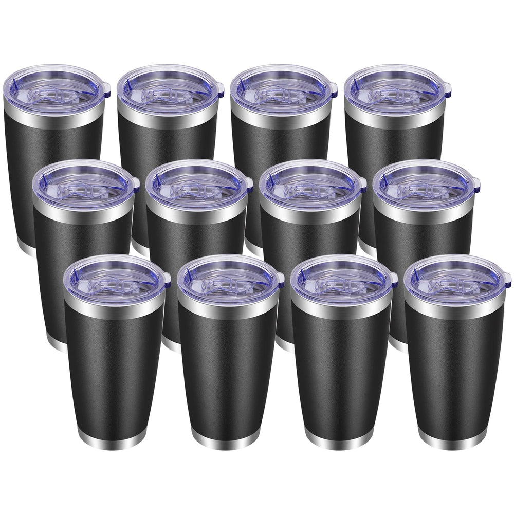 VEGOND 20oz Tumbler with Lid and Straw Stainless Steel Tumbler Cup Vacuum Insulated Double Wall Travel Coffee Mug Powder Coated Coffee Cup, Blue, 1 Pack