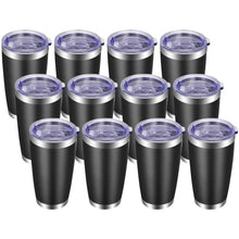 VEGOND 20oz Tumbler with Lid and Straw Stainless Steel Tumbler Cup Vacuum Insulated Double Wall Travel Coffee Mug Powder Coated Coffee Cup, Blue, 1 Pack