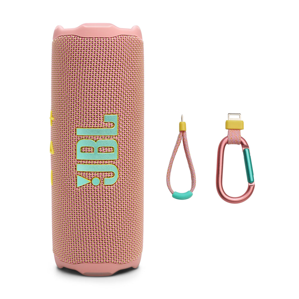 JBL Flip 7 - Portable Waterproof and Drop-Proof Speaker, Bold JBL Pro Sound with AI Boost, 16Hrs of Playtime, and PushLock System with Interchangeable Accessories (Blue)