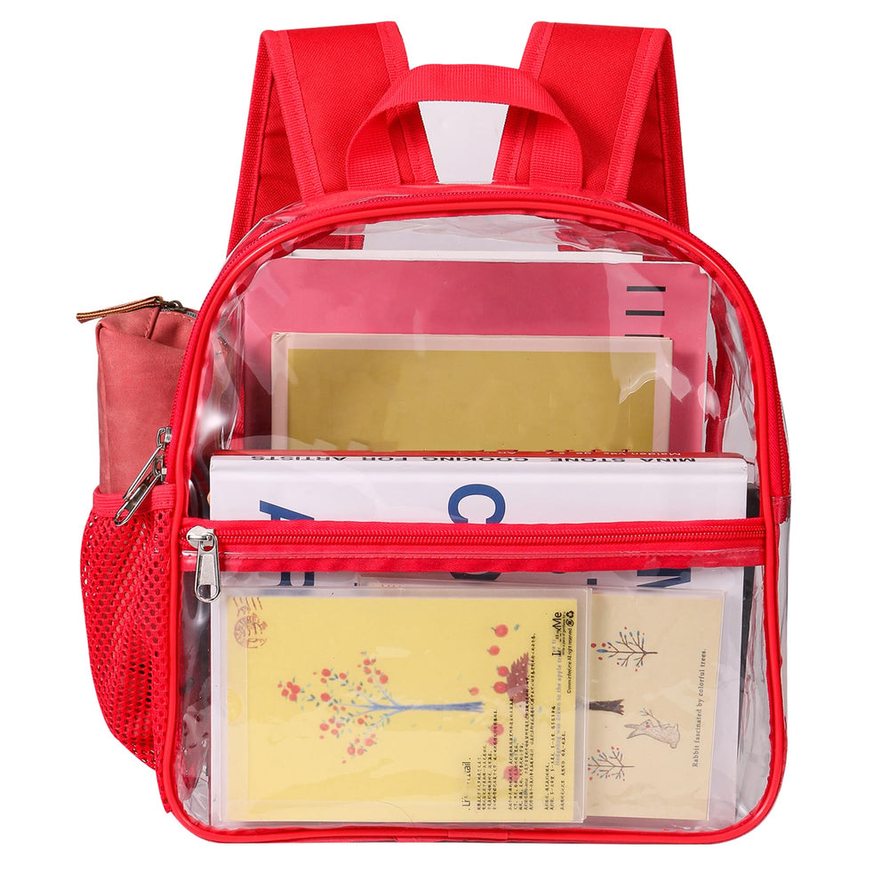 USPECLARE Clear Backpack for Stadium Approved 12×6×12, Water proof Clear Bag for Stadium Events and Concert Work Sport Event