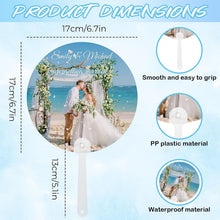 Custom Hand Fans Bulk 10–5000 PCS, Personalized Fans with Photo, Logo or Text, Promotional Hand Fans for Business, Trade Shows, Weddings, Events, Schools & Fundraisers