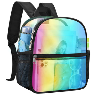 USPECLARE Clear Backpack for Stadium Approved 12×6×12, Water proof Clear Bag for Stadium Events and Concert Work Sport Event