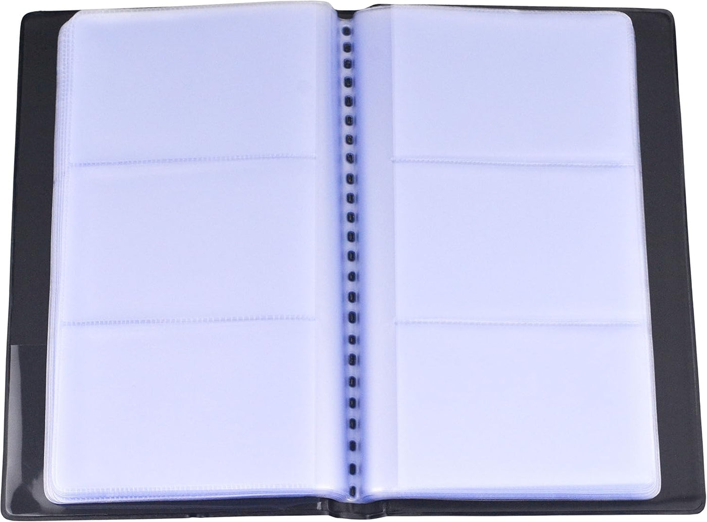 SAMYO Business Journal Name Card Book Holder Organizer - Holds 240 Cards - Black