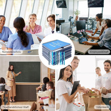 10 Sets/20 Pcs Employee Appreciation Gifts Bulk – Inspirational Notebooks with Motivational Pens, Small Notepads for Coworkers, Office Staff, Team, Volunteer, Nurse, Teachers, Housekeeping (Blue)