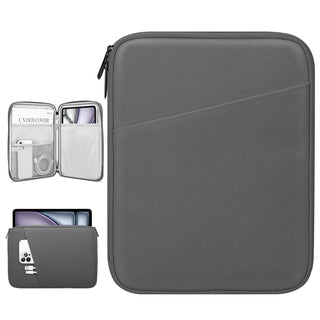 Dadanism 9-11" Tablet Sleeve Bag Carrying Case for iPad (A16) 11th Gen 11", iPad 10th Gen 10.9" Air 5/4, iPad Air M4/Pro 11", iPad 9/8/7th, Galaxy Tab A11+ Plus 11", Remarkable 2 10.3", Black