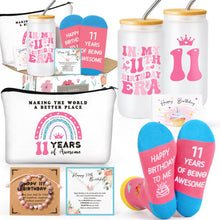 Frerdui 10 Year Old Girl Gifts, 10th Birthday Gifts for Girls, Double Digits Birthday Gift Set for Girls Age 10, Best Gift Ideas for 10 Year Old w/ 16oz Glass Cup, 6 Pcs