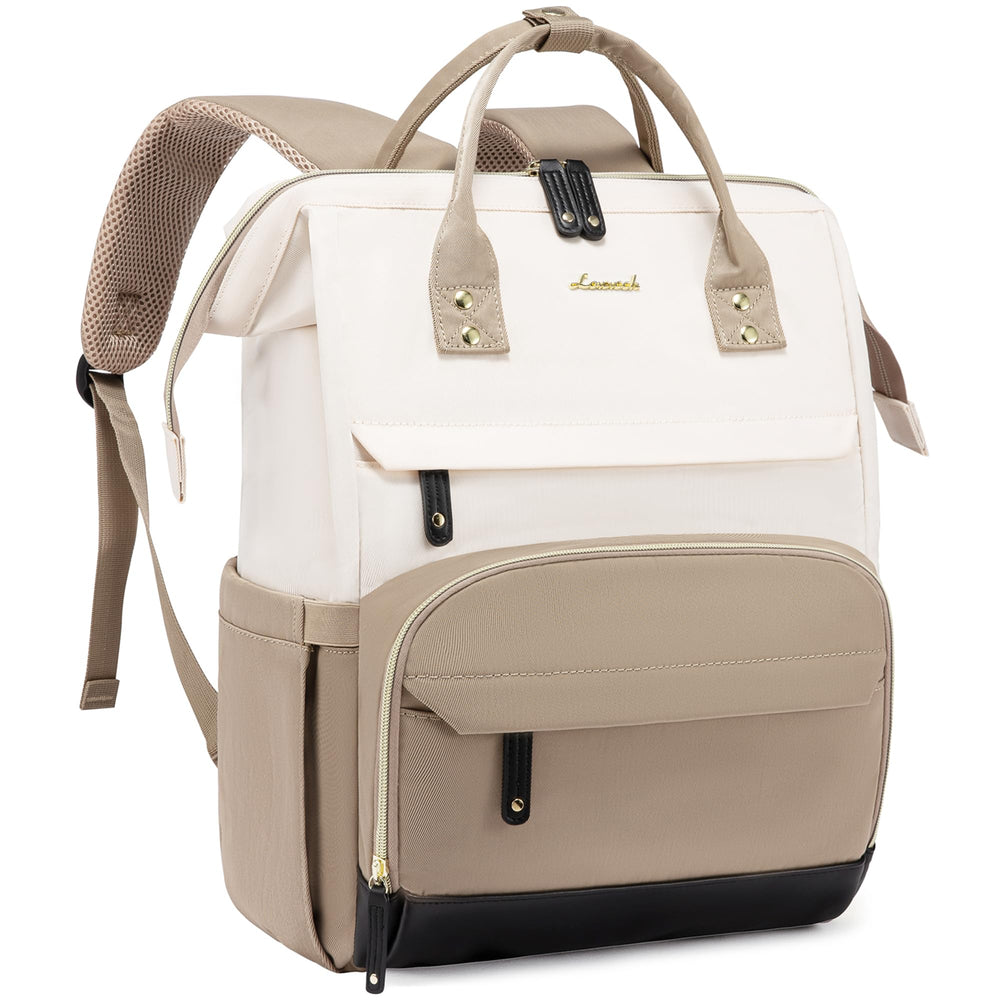 LOVEVOOK Laptop Backpack for Women, 15.6 Inch Work Business Backpacks Purse With Large Capacity, Waterproof Nurse Bag College Bookbag for School, Waterproof Casual Daypack for Travel