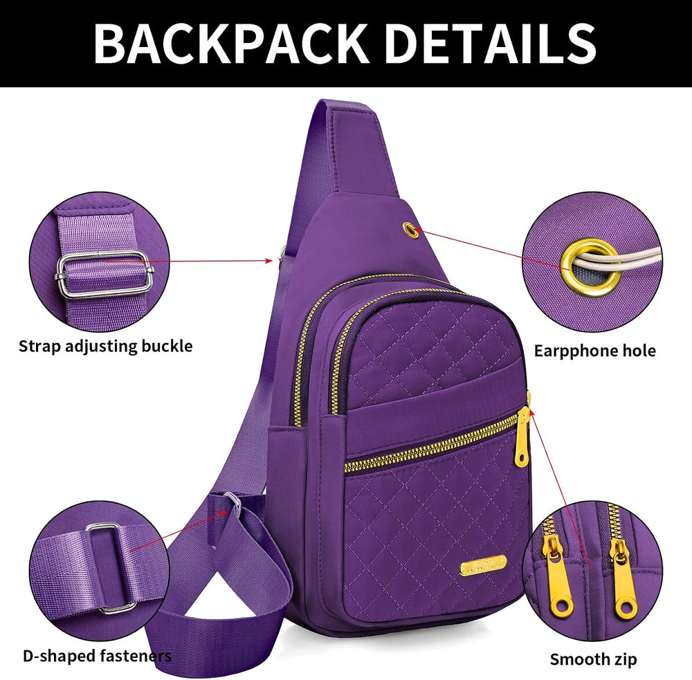Aisijimo Small Sling Bag For Women Men Casual Crossbody Sling Backpack | Small