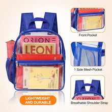 USPECLARE Clear Backpack for Stadium Approved 12×6×12, Water proof Clear Bag for Stadium Events and Concert Work Sport Event