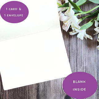 Artistic Welcome Card with Kraft Envelope, Premium White Cardstock, 5x7 Inch, Made in USA for welcome to the team card, housewarming, new baby, new home congratulations cards - 1225