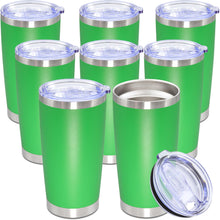 20oz Tumbler Stainless Steel Tumbler Cup with Lid Vacuum Insulated Double Wall Travel Mug, Durable Powder Coated Travel Coffee Tumbler Mug for Hot & Cold Drinks, Purple,1 Pack