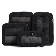 Aerotrunk Compression Packing Cubes for Travel - Luggage Organizer Bags - Double Zipper Packing Cubes for Suitcases (6-Pack, Beige)