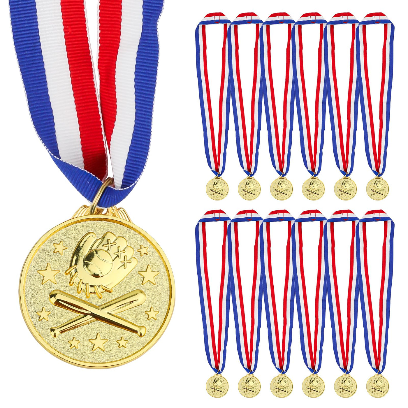 Gold Medals for Awards,1st Winner Medals for Sports, Competitions, Party, Olympic Style, 2 Inches