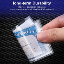 10 Pack Social Security Card Protector Medicare New Credit Card Holder,24 Mil Soft Clear Card for Waterproof SSN Card Protector，ID/Debit/Credit Card Covers Sleeve(10)