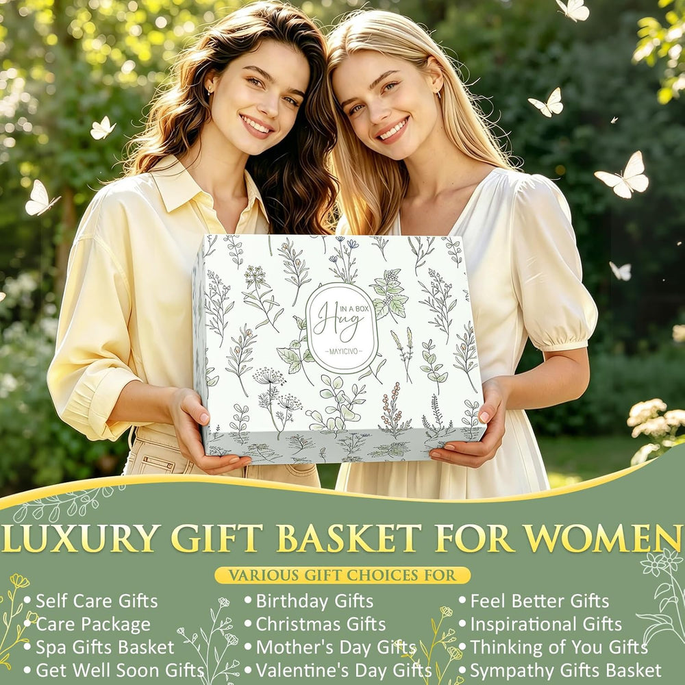 Birthday Gifts for Women Self Care Get Well Soon Gift Baskets, Spa Care Package After Surgery Thinking of You Inspirational Cancer Feel Better Sympathy Unique Gifts Set for Women Mom Her Friend Sister