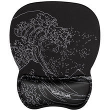 MROCO Ergonomic Mouse Pad with Gel Wrist Rest, 9.4 x 8.1 in, Black | Ergonomic Shape Design for Pain Relief, Cooling Feel Gel Cushioning for Wrist Comfort, Smooth Lycra Surface, Non-Slip PU Base
