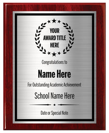 Award Plaques Personalized with Your Text and Title - Engraved Plaque Customized for Employee Appreciation, Recognition, Retirement, Service, Thank You, and more - Custom Awards for Employees, Co-Worker, Friends - Choose Your Size: (6x8 Gold/Black)