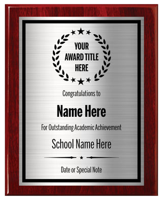 Award Plaques Personalized with Your Text and Title - Engraved Plaque Customized for Employee Appreciation, Recognition, Retirement, Service, Thank You, and more - Custom Awards for Employees, Co-Worker, Friends - Choose Your Size: (6x8 Gold/Black)