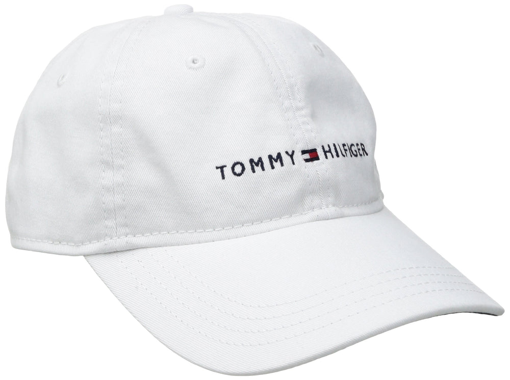 Tommy Hilfiger Men's Cotton Logo Adjustable Baseball Cap