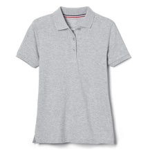 French Toast Women's Juniors' Short Sleeve Stretch Pique Polo Shirt