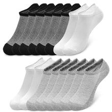 SkiBeaut Men Socks 4 or 8 Pairs No Show Low Cut Casual Athletic Running Cotton Invisible Socks US Size 6-12