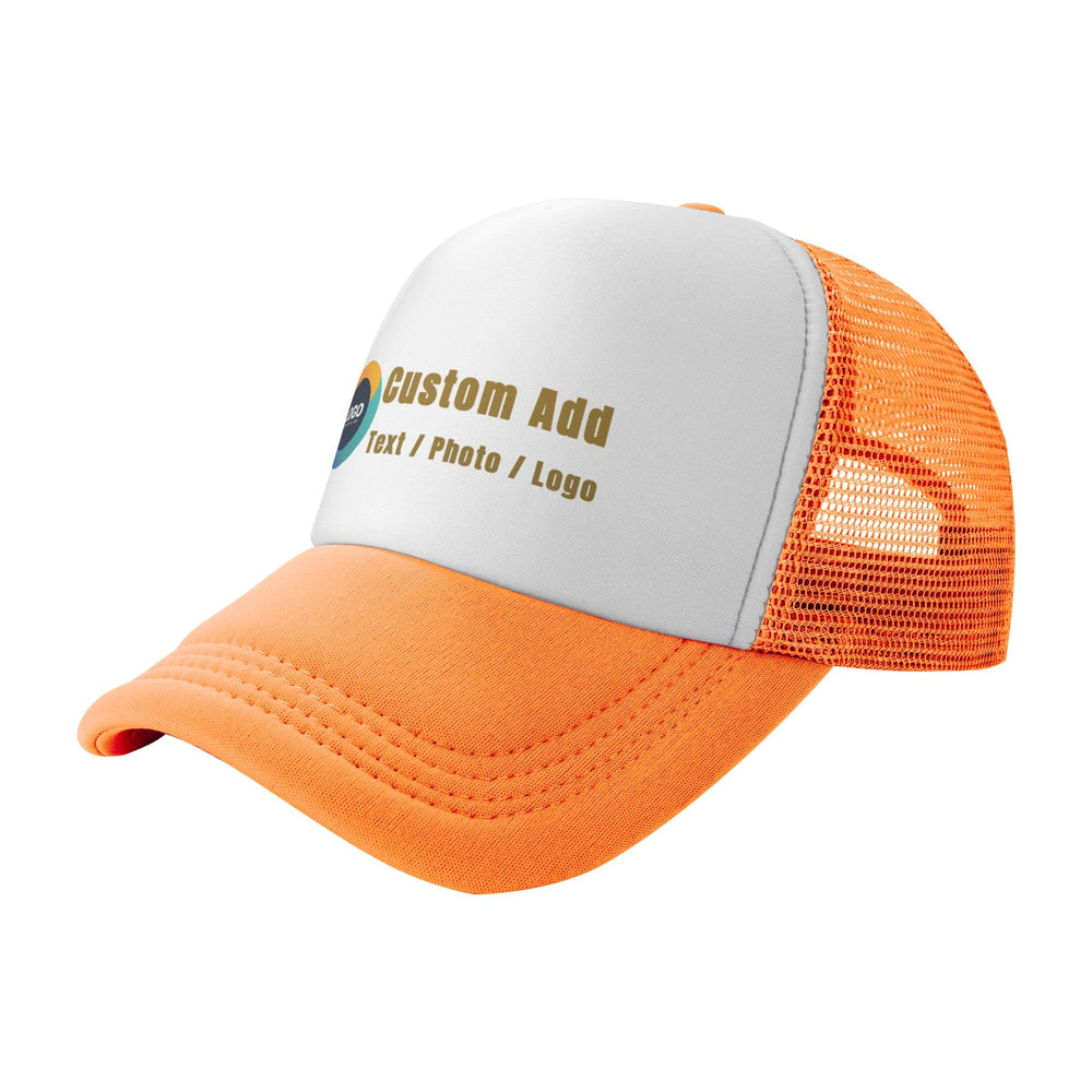 Custom Baseball Hats for Men & Women - Add Text/Photo/Logo - Adjustable Breathable Outdoor Hat, Sports & Casual- Bulk Supply
