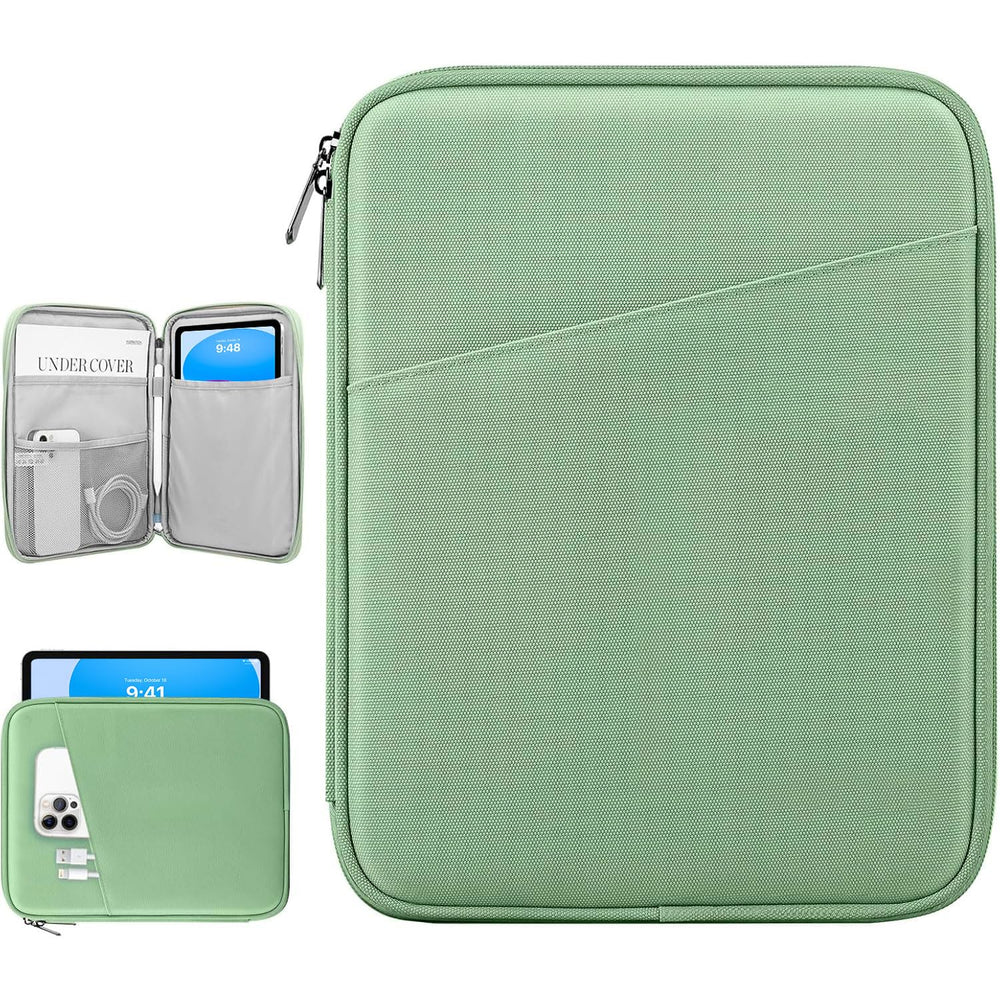 Dadanism 9-11" Tablet Sleeve Bag Carrying Case for iPad (A16) 11th Gen 11", iPad 10th Gen 10.9" Air 5/4, iPad Air M4/Pro 11", iPad 9/8/7th, Galaxy Tab A11+ Plus 11", Remarkable 2 10.3", Black