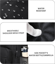 abshoo Classical Basic Womens Travel Backpack For College Men Water Resistant Bookbag (Black)
