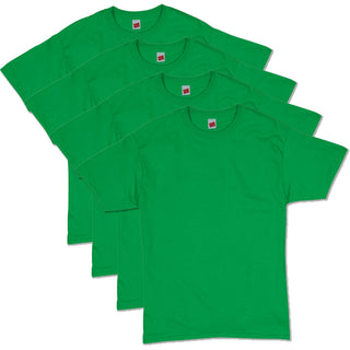 Hanes Men's Short Sleeve T-Shirt Pack, Big & Tall, Crewneck Cotton T-Shirts for Men, Value Packs